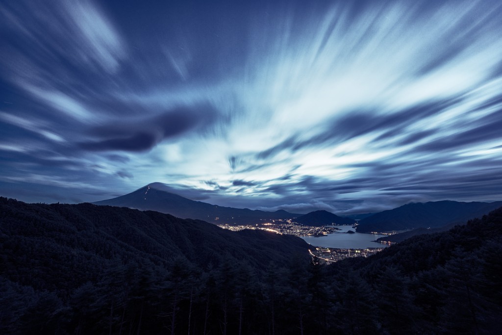 Yuga kurita Mount Fuji Long Exposure Night